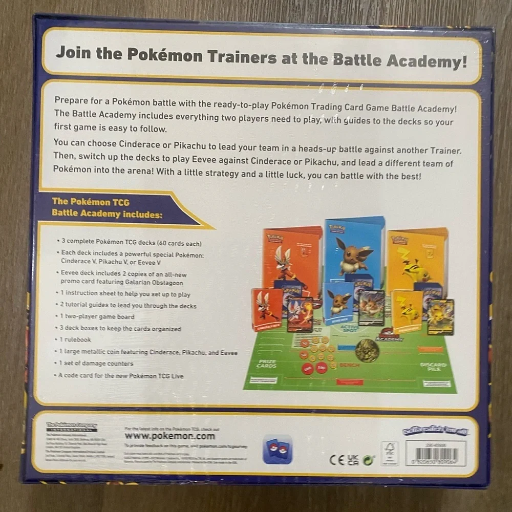 TCG Pokémon Battle Academy Board Game